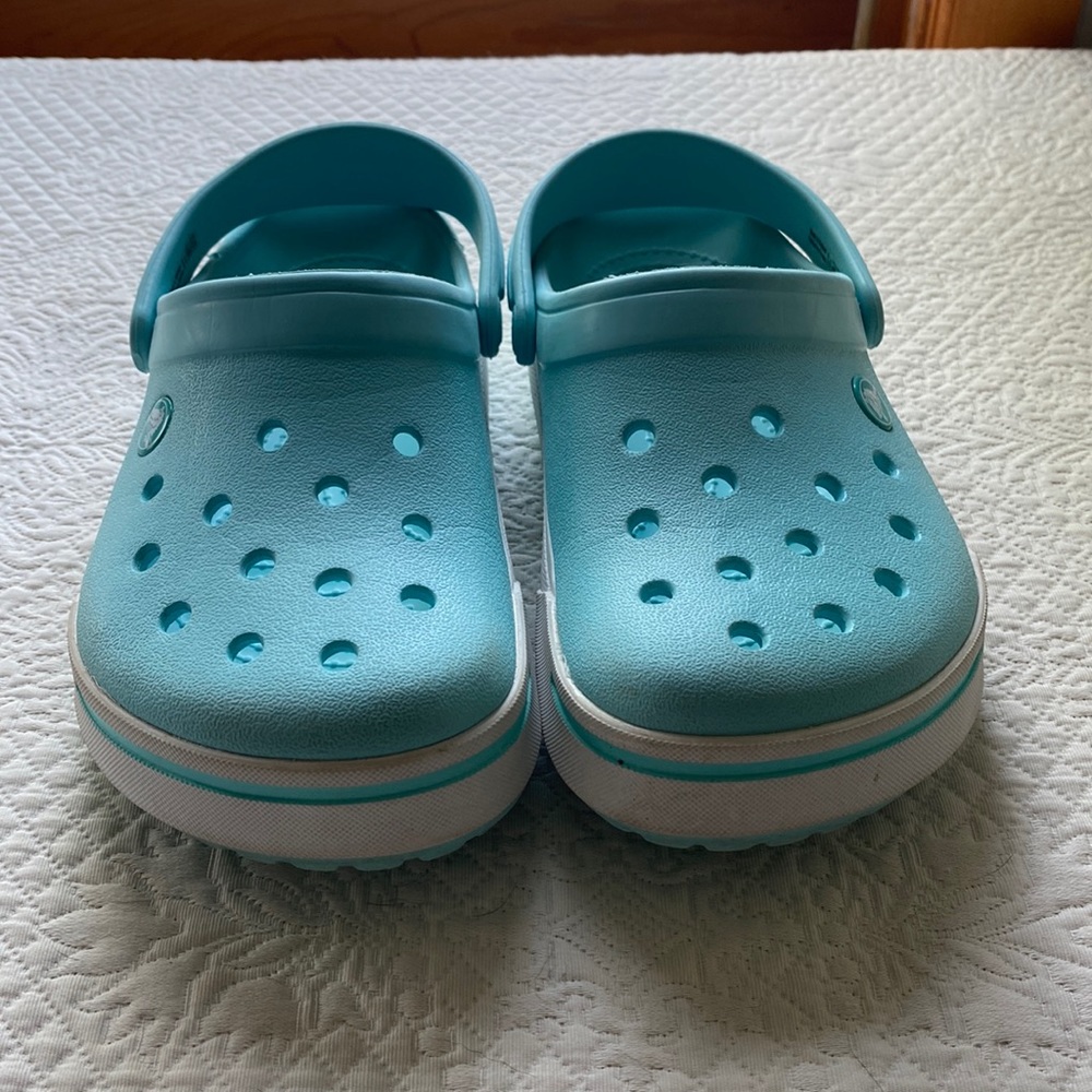 Blue Crocs!